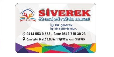 Özel Siverek Öğrenci Etüt Eğitim Merkezi