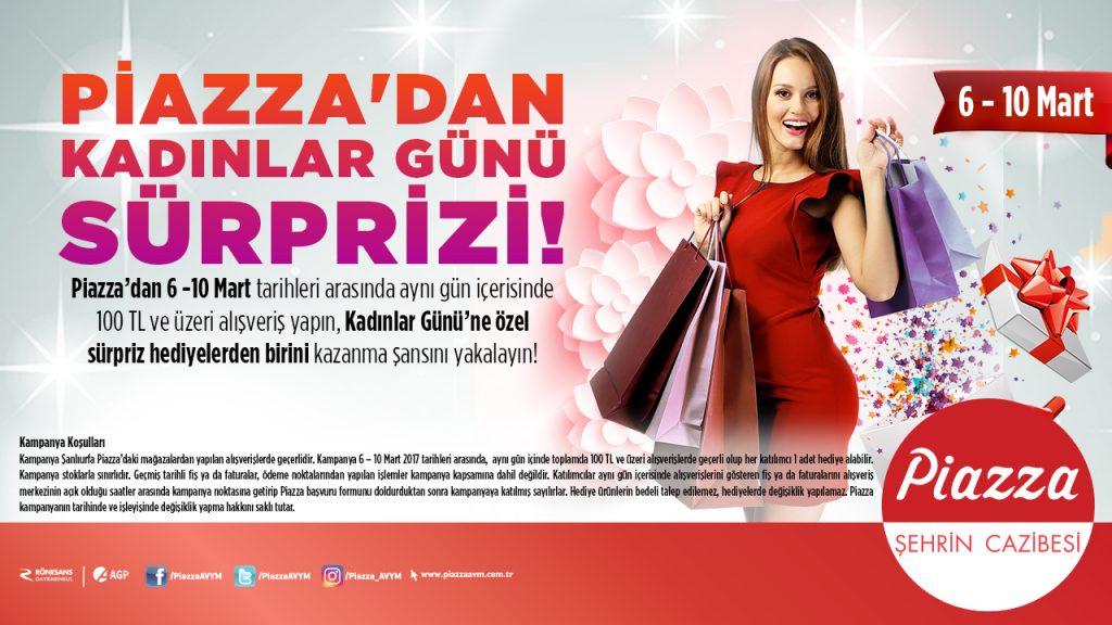 Piazza’dan Kadınlar Günü Sürprizi
