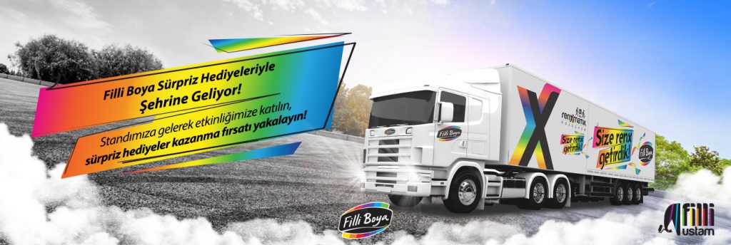 Filli Boya Tırı Şanlıurfa’ya Geliyor