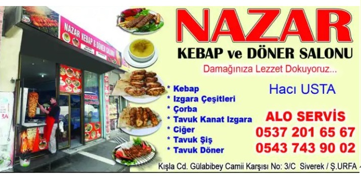 Nazar Kebap ve Döner Salonu
