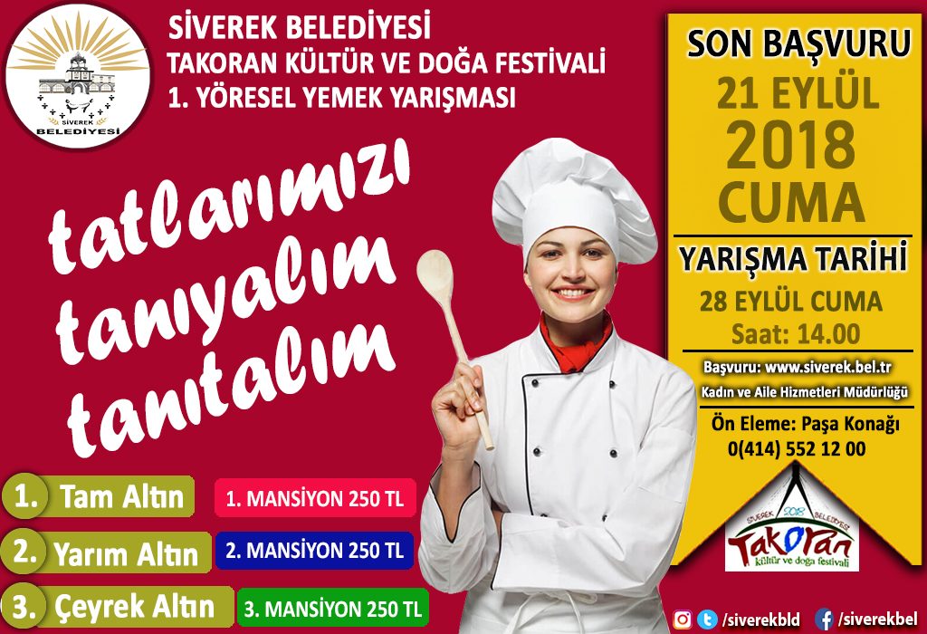 Takoran 1. Yöresel Yemek Yarışması